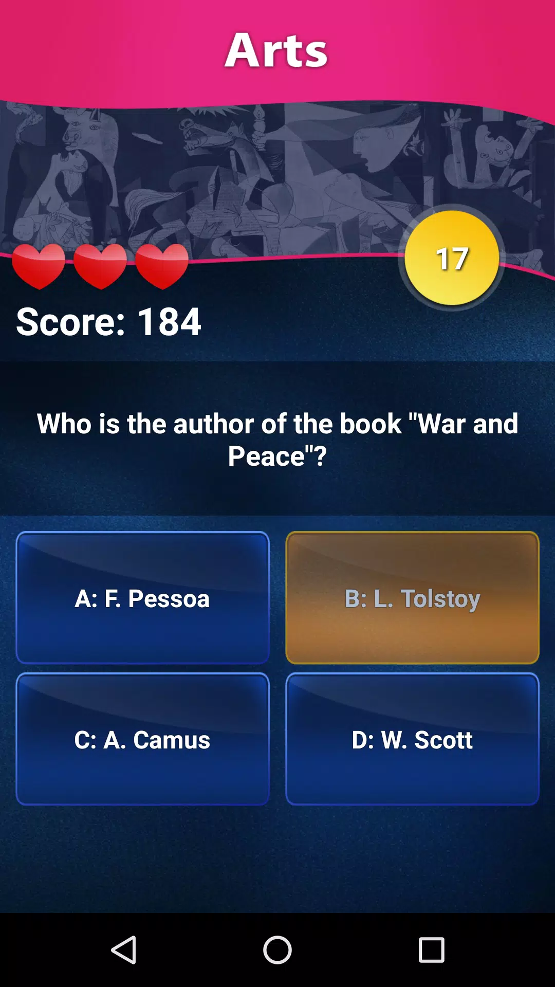 Quiz of Knowledge Game Скриншот 3