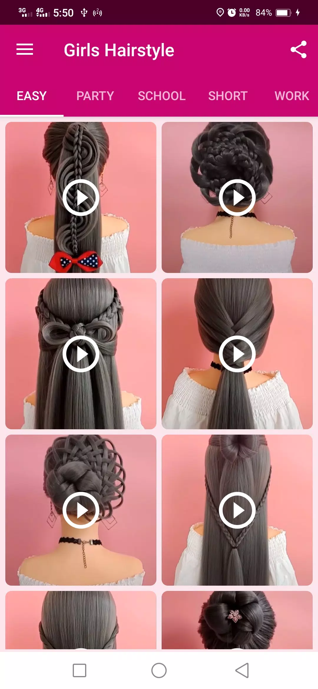 Girls Hairstyle экрана 1