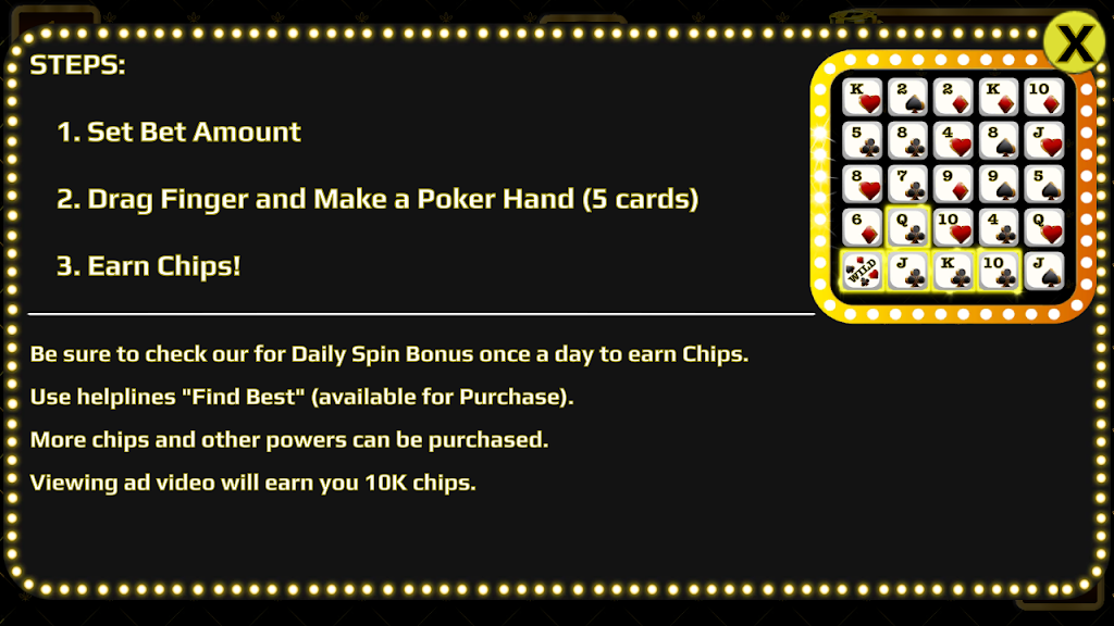 Crazy Poker ™ - New Grid Poker Screenshot 1