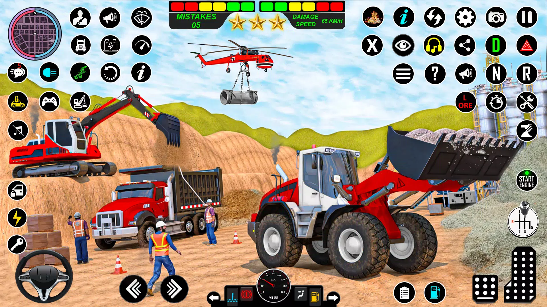 Snow Excavator Simulator Game ekran görüntüsü 3