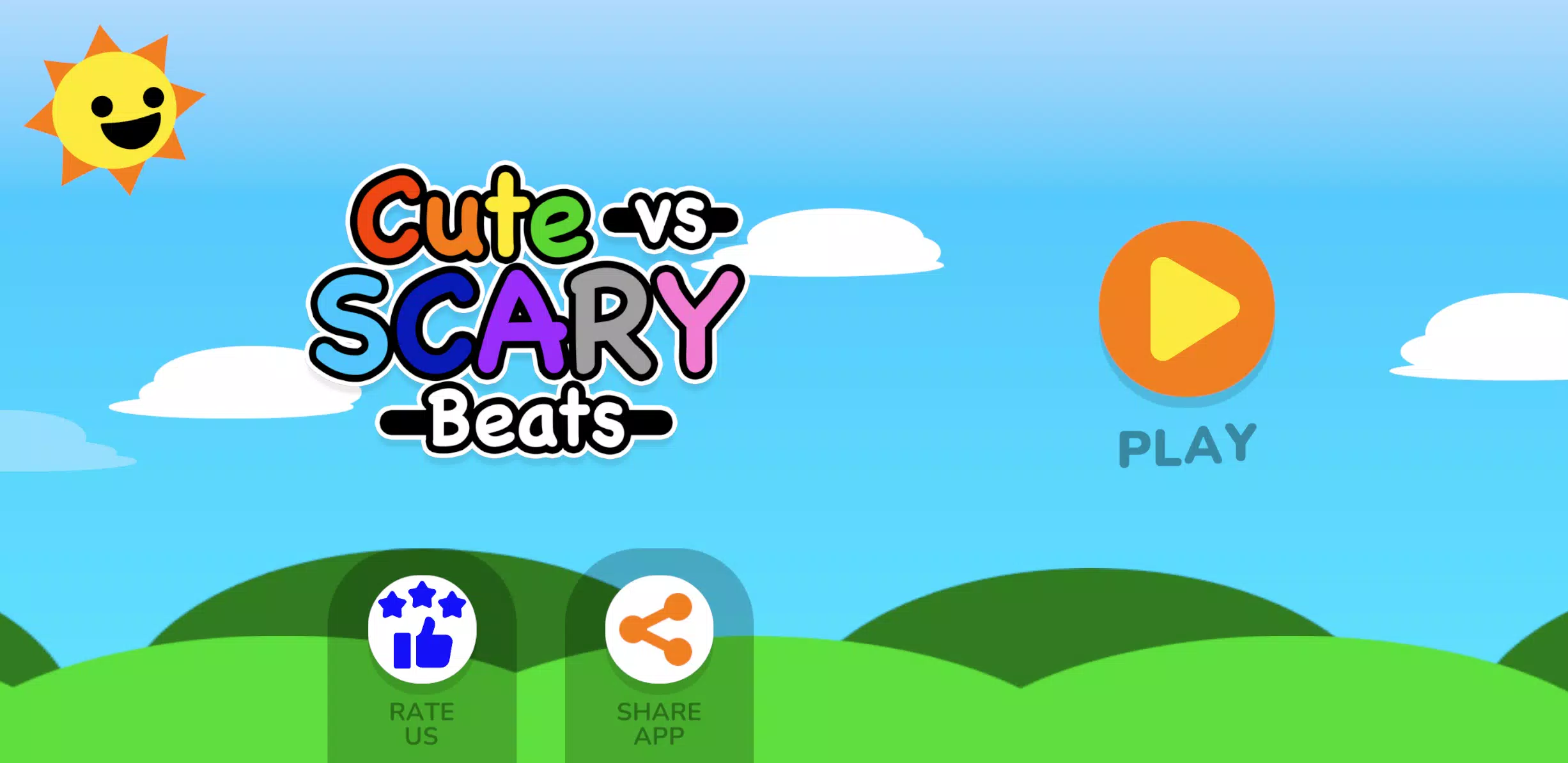 Cute vs Scary Beats 스크린 샷 1