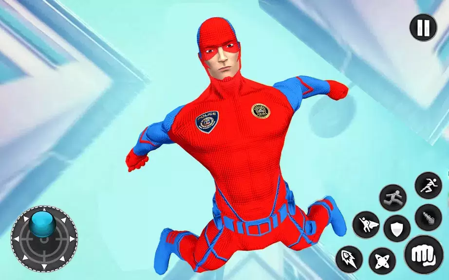 Captain Super Hero Man Game 3D Скриншот 1