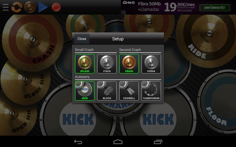 REAL DRUM: Electronic Drum Set screenshot 1