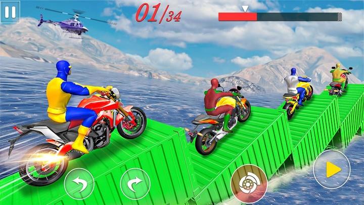 ภาพหน้าจอ Motorbike Race Motorcycle Game 2