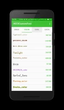 Custom Font Installer For MIUI स्क्रीनशॉट 1