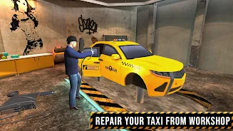 USA Taxi Car Driving: Car Game Capture d’écran4