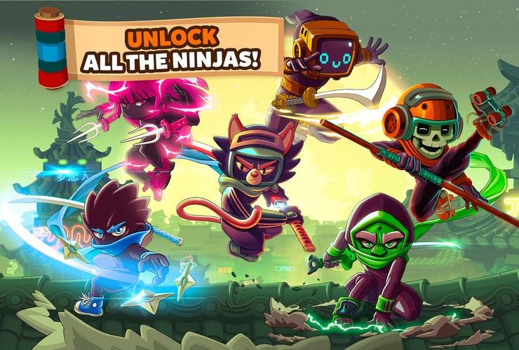 Ninja Dash Run - Offline Game Capture d’écran3