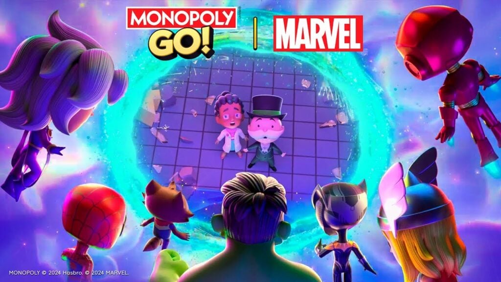 Heróis da Marvel se reúnem para a colaboração Monopoly GO Blockbuster