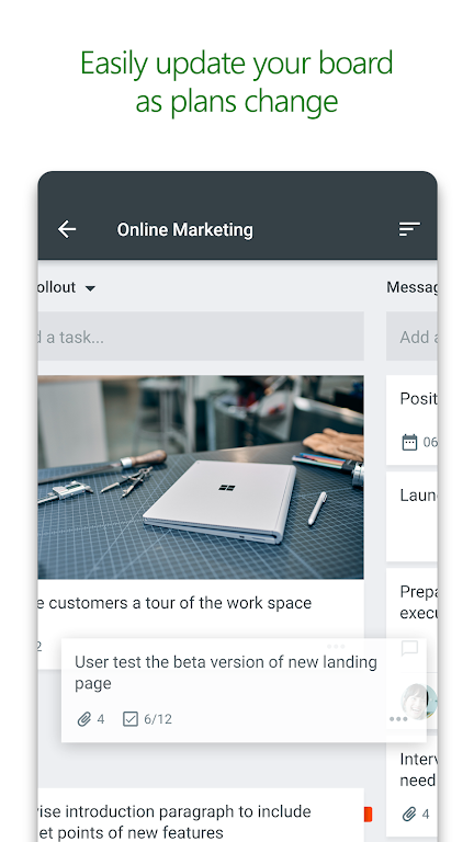 Microsoft Planner Capture d’écran4