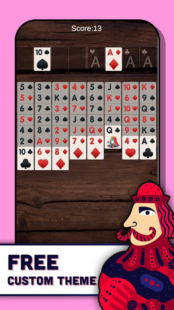 FreeCell Solitaire - Card屏幕截圖1