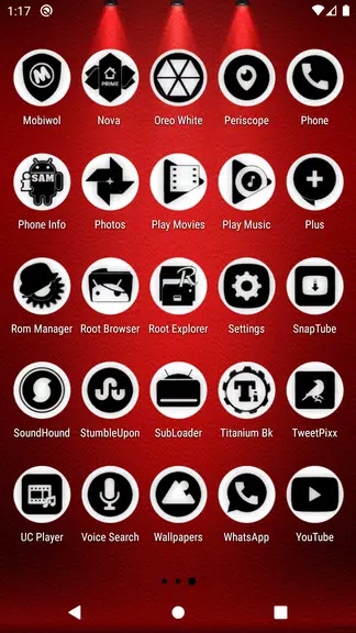 ภาพหน้าจอ Oreo White Icon Pack P2 4