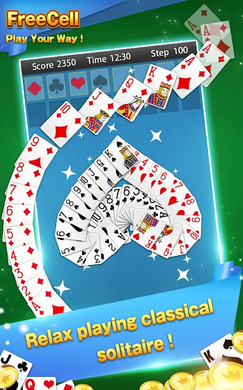 Solitaire - FreeCell Card Game屏幕截圖3