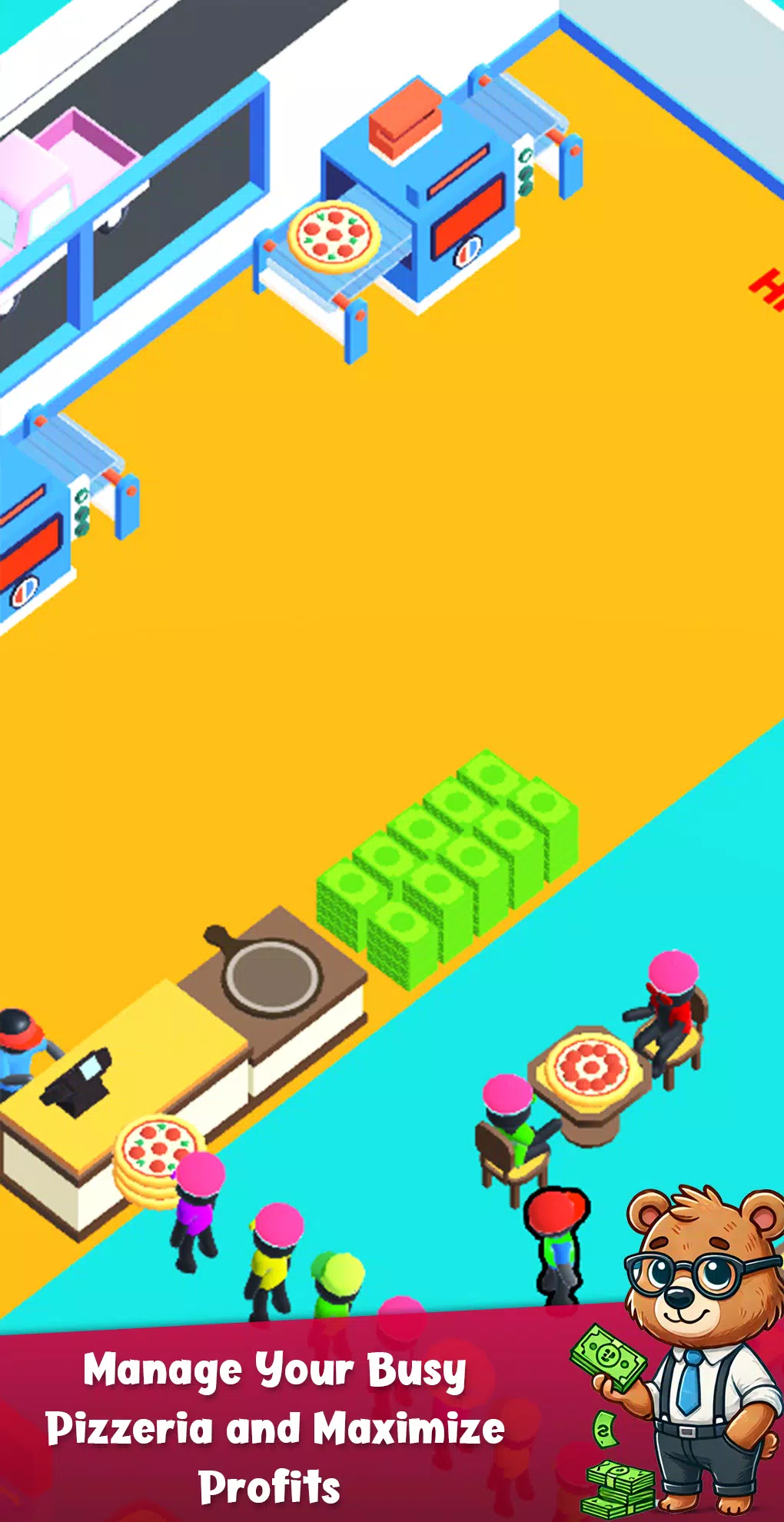 Bear Pizza Maker:Cooking Games屏幕截圖3