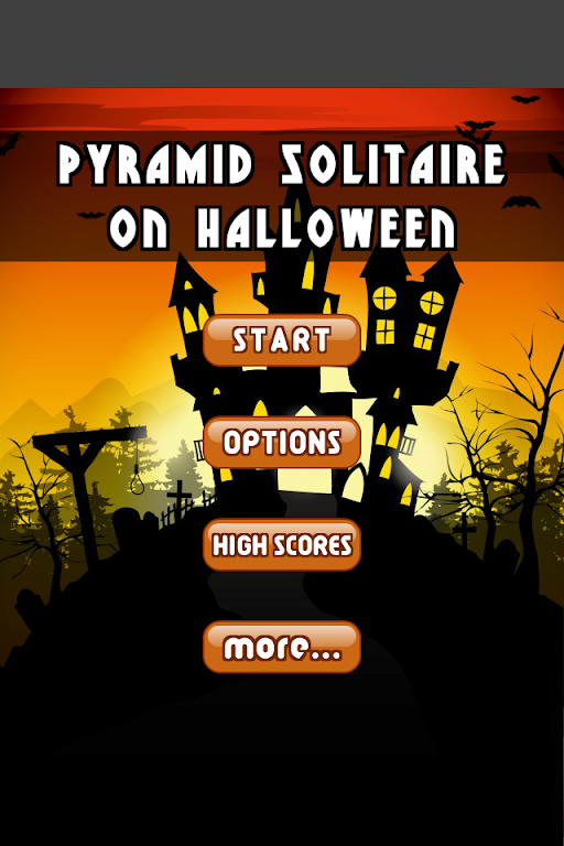 Pyramid Solitaire on Halloween屏幕截圖1