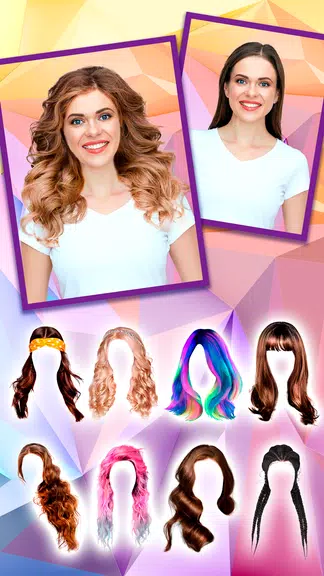 Woman Hairstyle Photo Editor screenshot 3