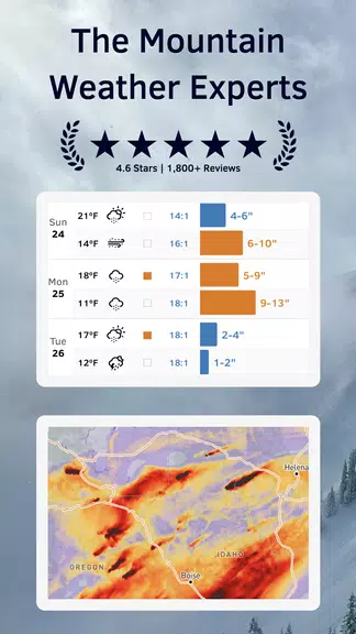 OpenSnow: Snow Forecast Capture d’écran1