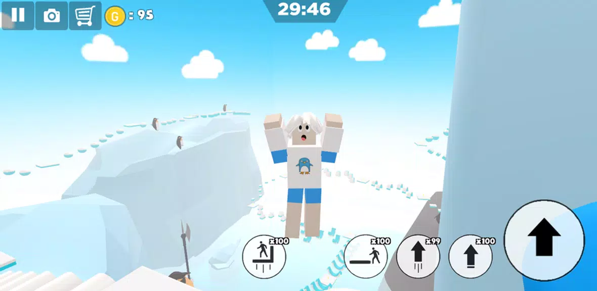 Ice snow island parkour屏幕截圖2