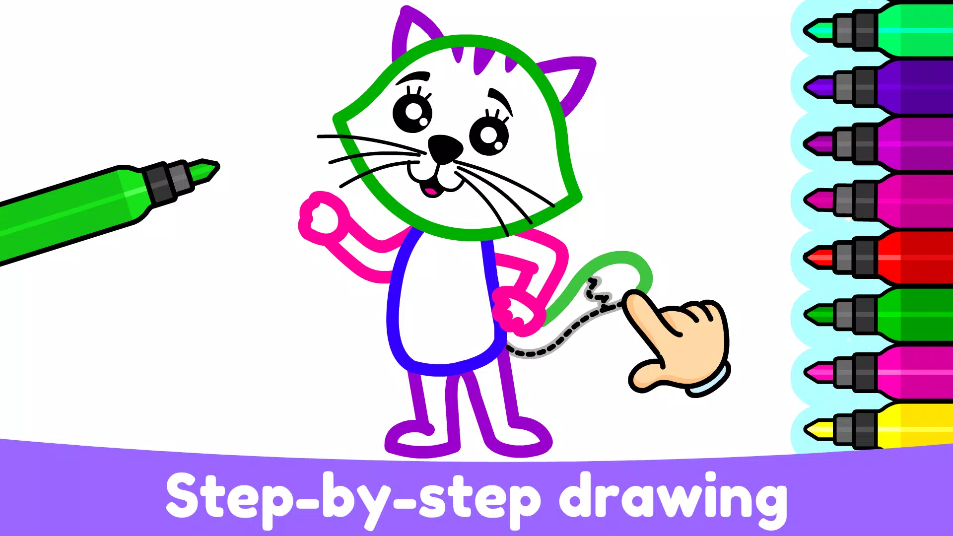 Kids Drawing & Coloring Games zrzut ekranu 4