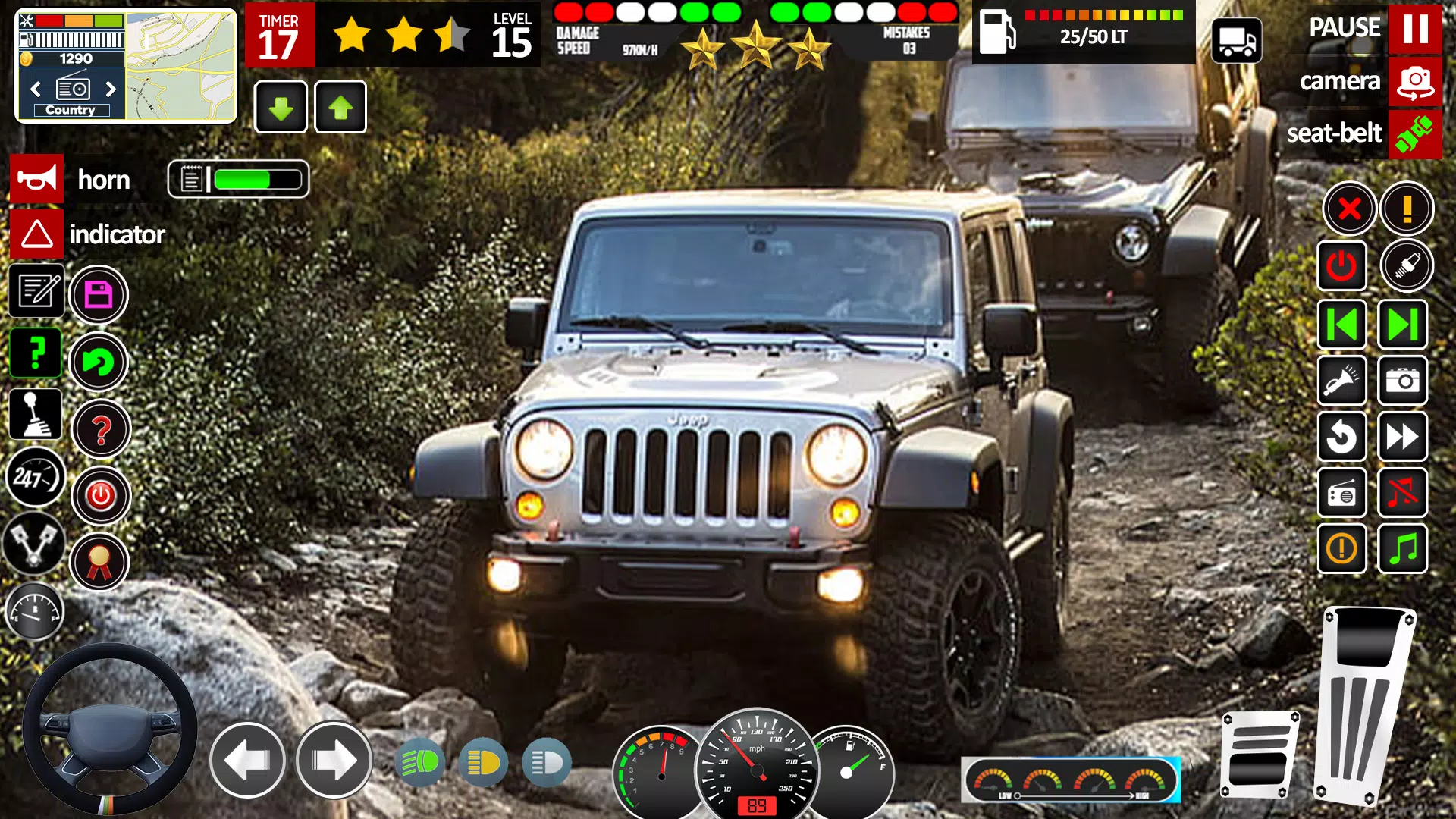 Jeep Driving Game 3d Simulator ảnh chụp màn hình 2