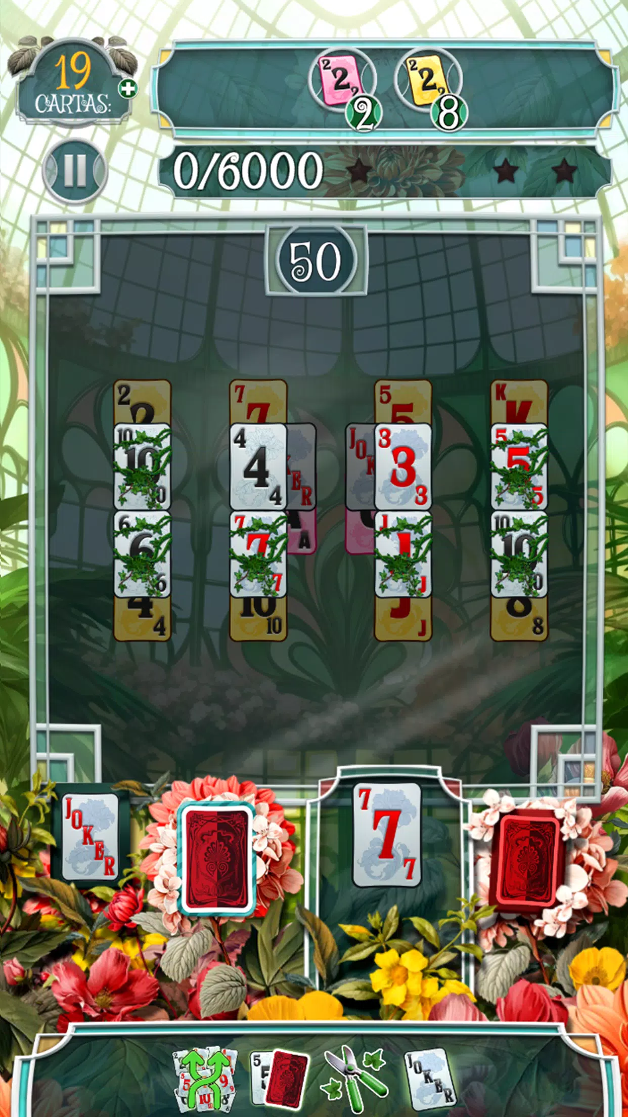 Greenhouse Solitaire TriPeaks屏幕截圖1