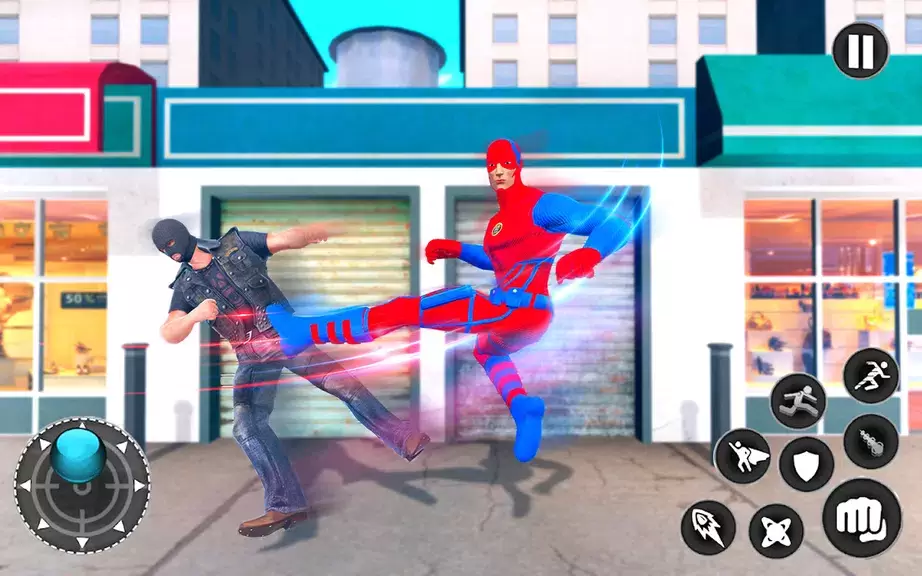 Captain Super Hero Man Game 3D Скриншот 4