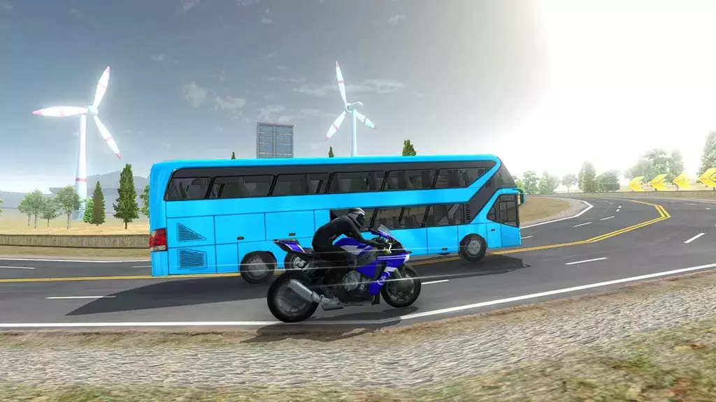 Bike VS Bus Racing Games スクリーンショット 4