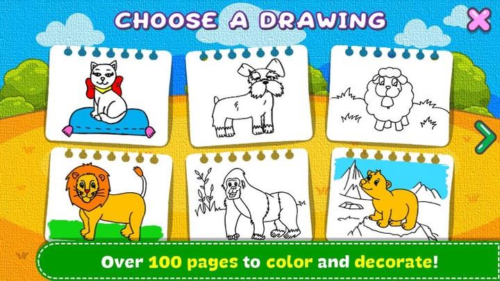 Coloring & Learn Animals Screenshot 2