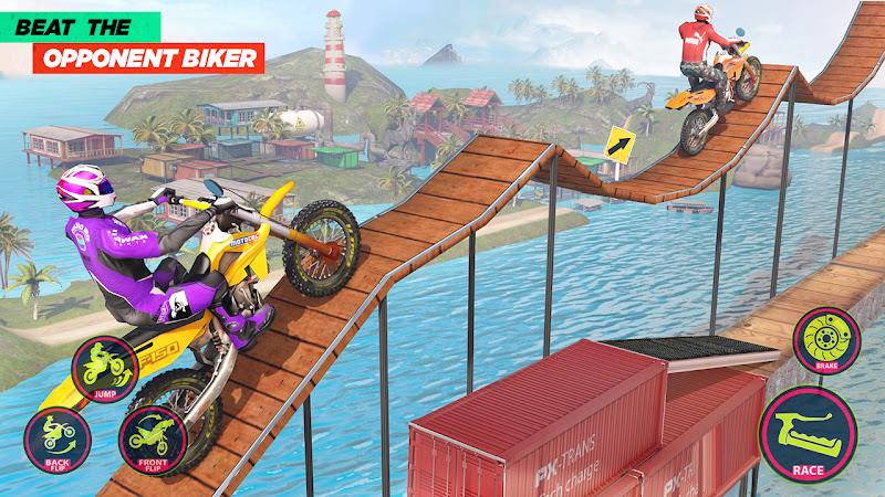 ภาพหน้าจอ Bike Race 3D: Bike Stunt Games 2