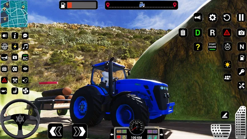 Tractor Trolly Driving Games ကိုဖန်သားပြင်1