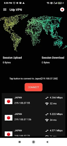 ภาพหน้าจอ Udp VPN 2