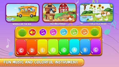 Piano Game: Kids Music Game 스크린 샷 1