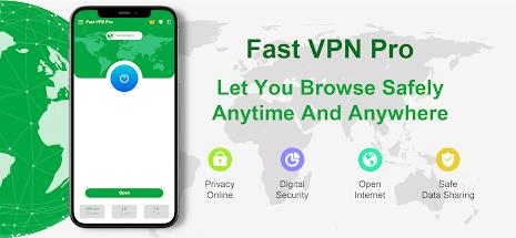 Fast VPN Pro - Secure Proxy 스크린샷 1