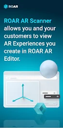 ROAR Augmented Reality App captura de pantalla 1