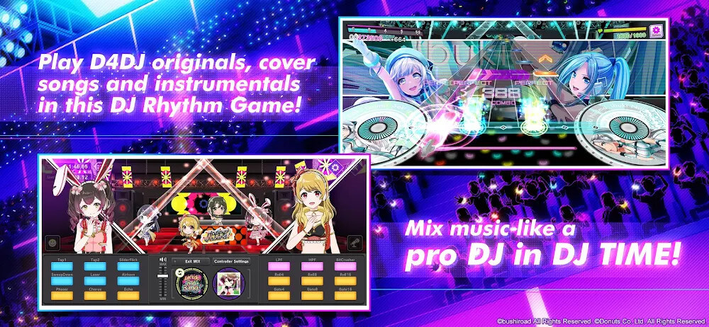 D4DJ Groovy Mix Modスクリーンショット1