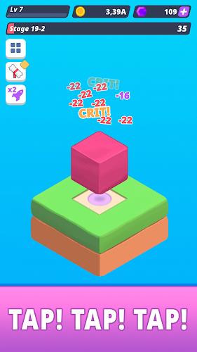 Tap Tap Cube - Idle Clicker屏幕截圖2