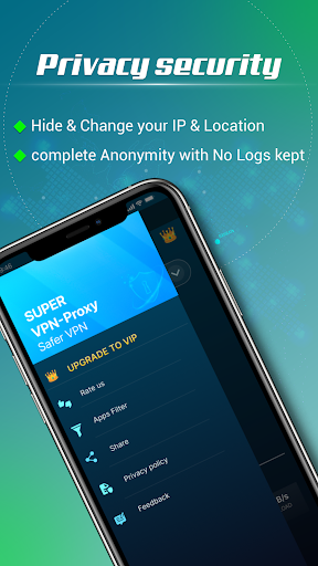 Super VPN Proxy - Safer VPN ảnh chụp màn hình 4