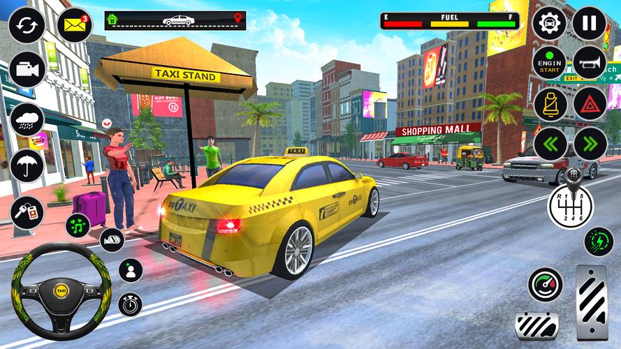 US Taxi Car Parking Simulator Schermafbeelding 4