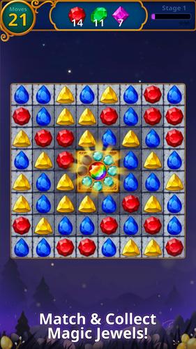 Jewels Magic: Mystery Match3屏幕截圖1
