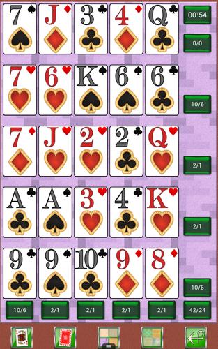 Poker Solitaire Capture d’écran4