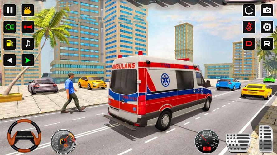 Police Rescue Ambulance Games captura de pantalla 3