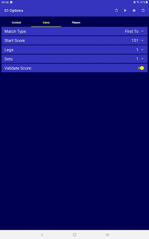 Double Top Darts Scoreboard屏幕截圖3