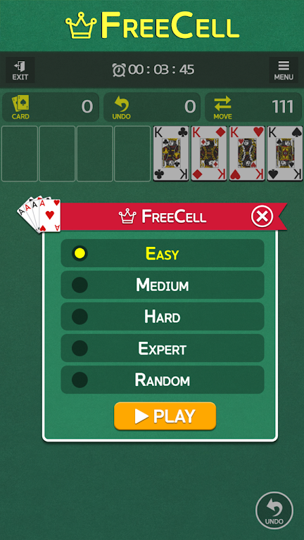 FreeCell - Classic Card Game screenshot 2