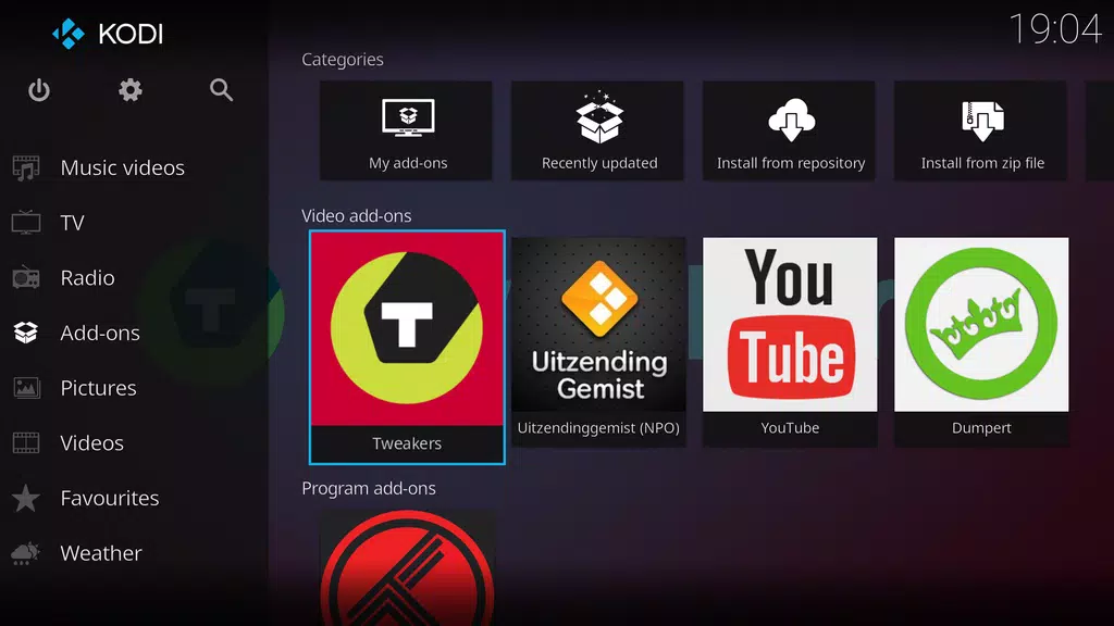 Kodi Capture d’écran1