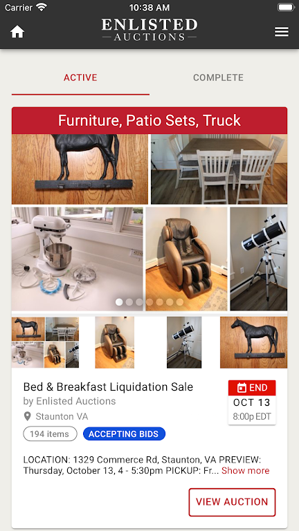 Enlisted Auctions屏幕截圖3