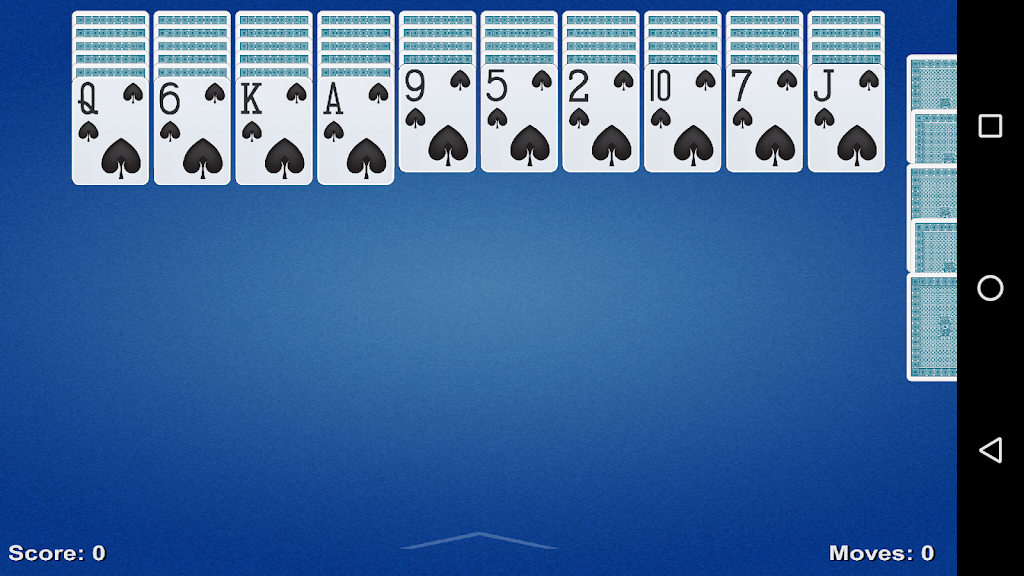 Spider Solitaire Game屏幕截圖1