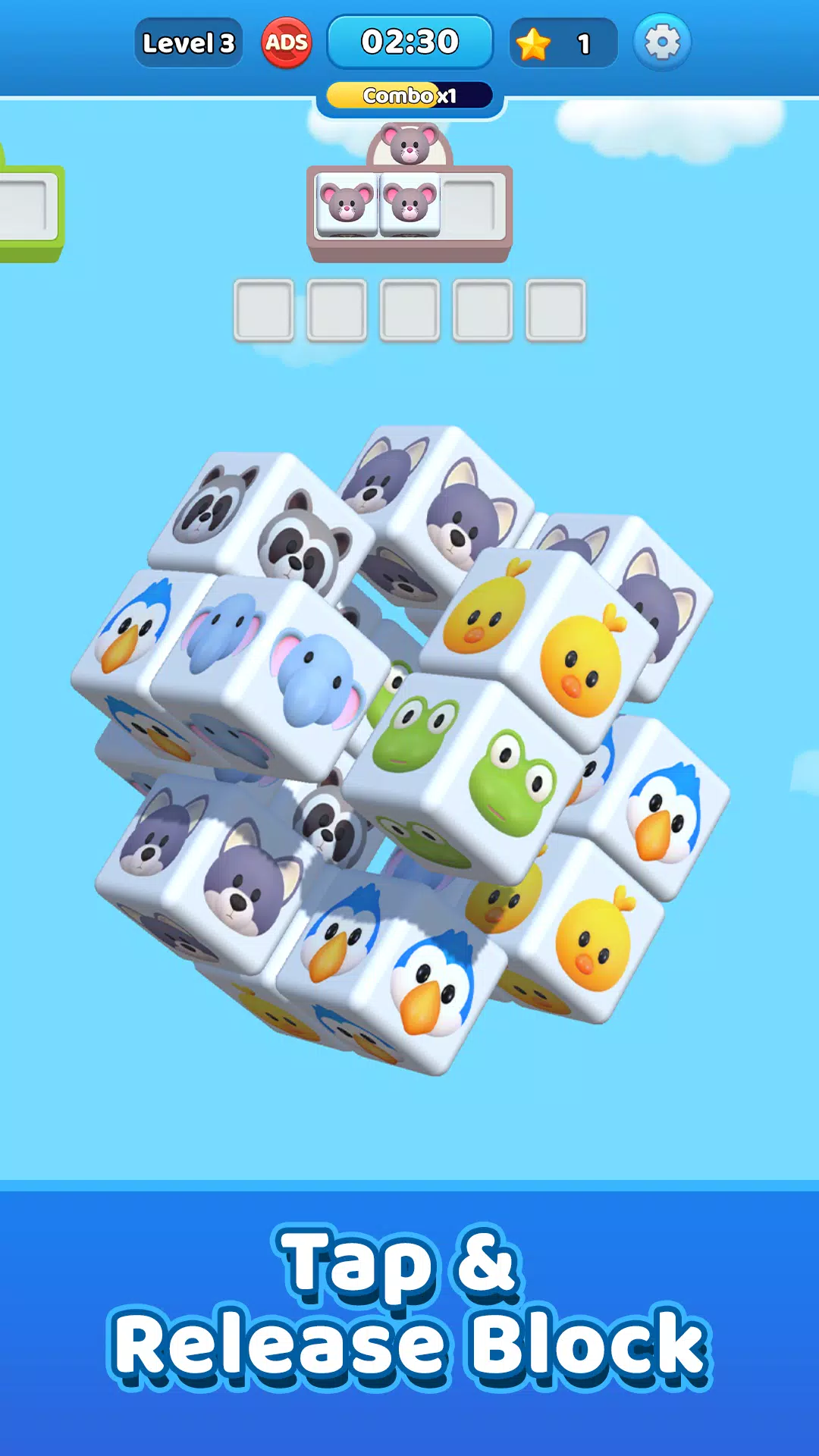 Tap Jam Master: Cube Sort 3D屏幕截圖2