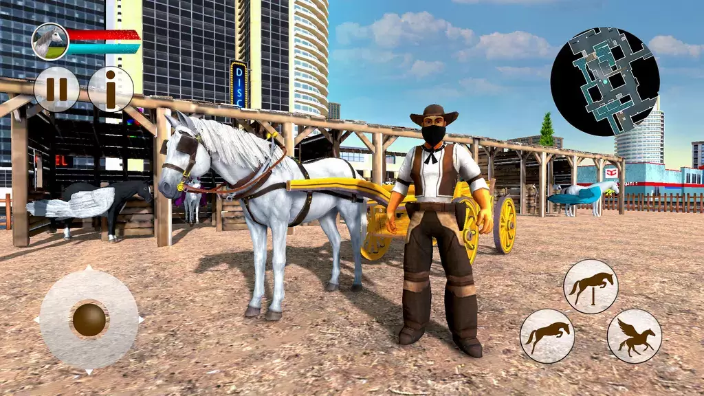 Flying Horse Taxi Transport Screenshot 3