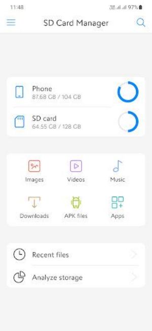 SD Card Manager For Android ảnh chụp màn hình 3