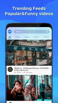 GoTube: Video & Music Player ảnh chụp màn hình 2