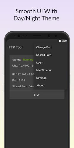 FTP Tool - FTP Server & Client Capture d’écran4